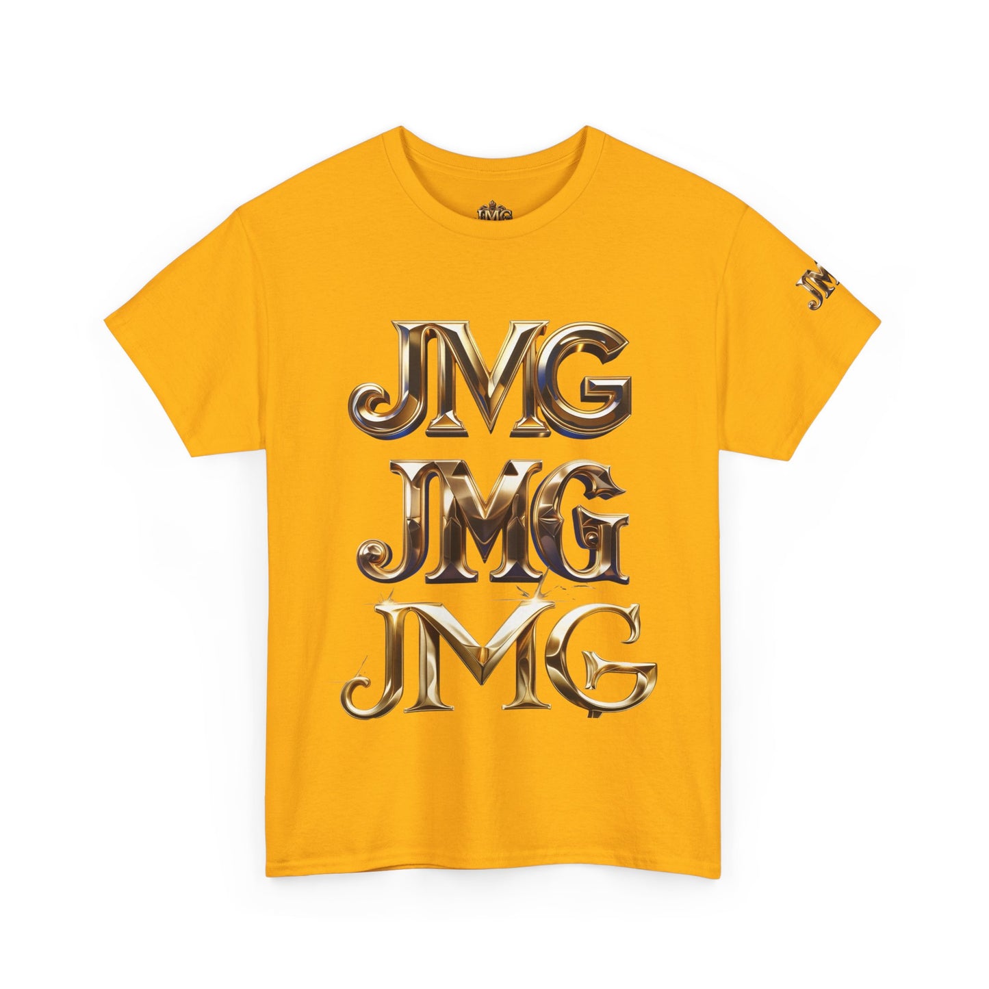 Stylish Unisex Heavy Cotton Tee with JMG & Jesus Prints, Graphic Tee, Casual Wear, Christian Apparel, Gift Idea
