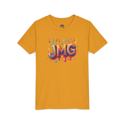 Colorful Kids' Tee with JMG Design | Youth T-Shirt for Casual Wear, Gifts, Birthdays, Celebrations, Playdates