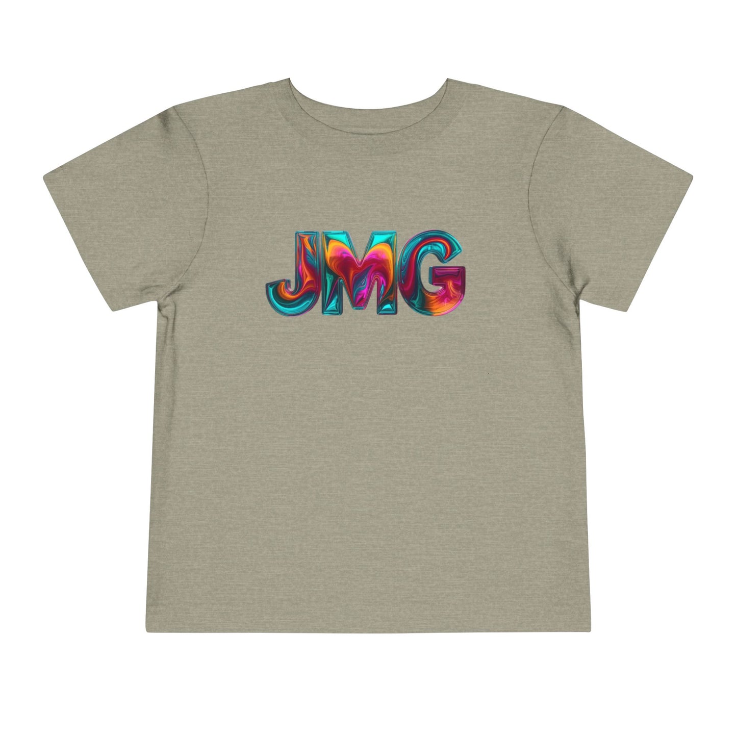 Colorful Kids' Tee Shirt, Toddler Graphic T-Shirt, Fun Playtime Shirt, Birthday Gift, Unique Kids Apparel, JMG Logo Design