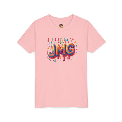 Colorful Kids' Tee with JMG Design | Youth T-Shirt for Casual Wear, Gifts, Birthdays, Celebrations, Playdates