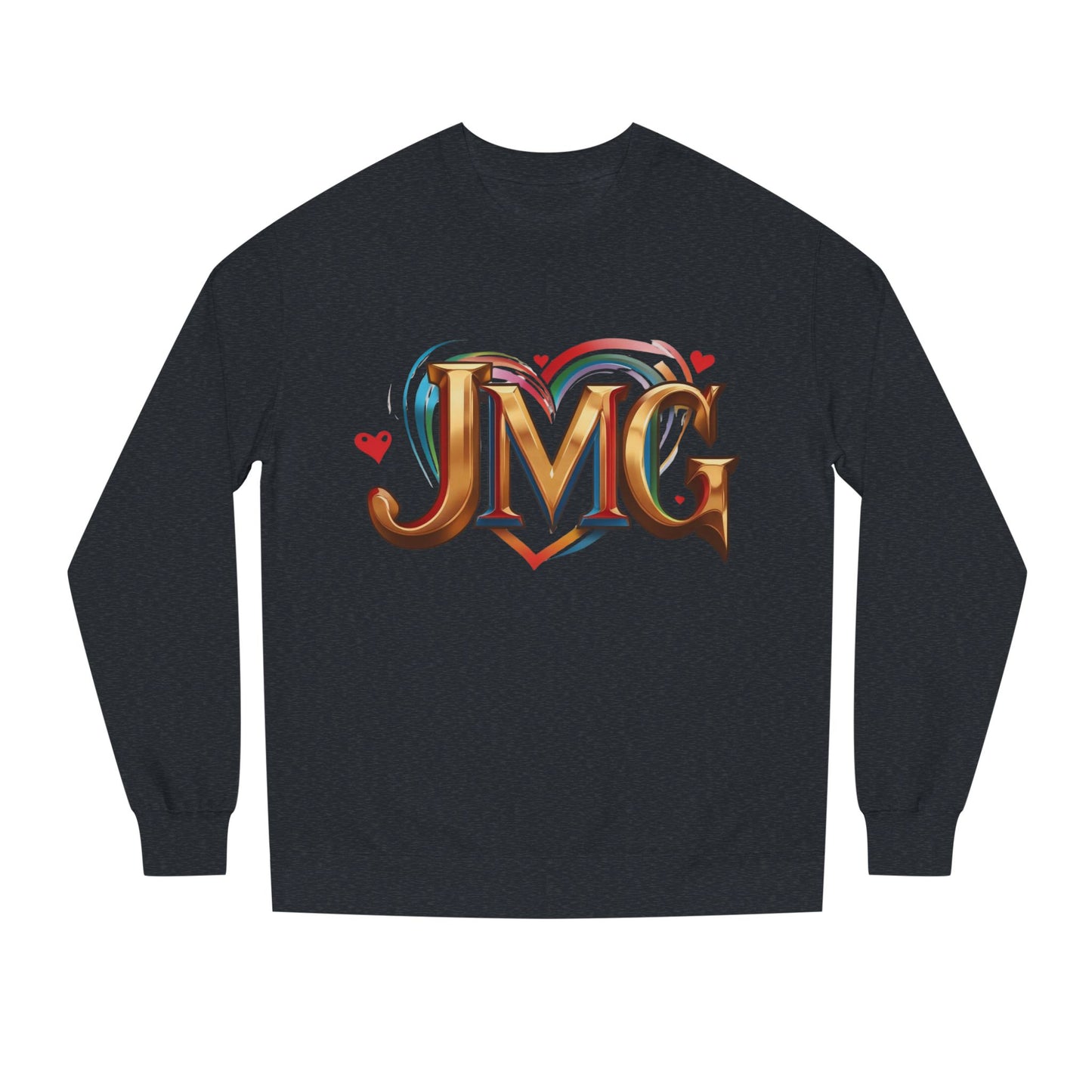 Custom Love Crew Neck Sweatshirt - Personalized Gift, Cozy Apparel, Valentine's Day, Unique Sweatshirt, Casual Wear