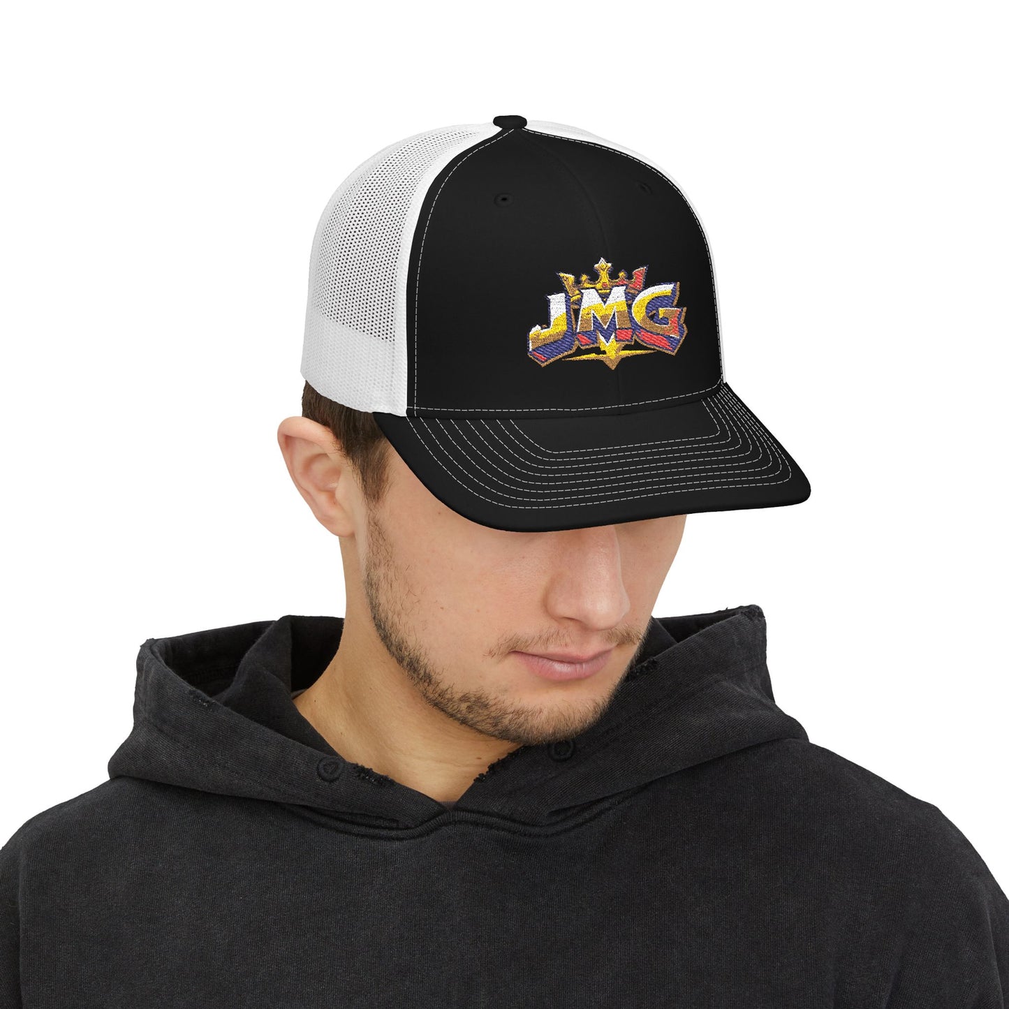 Stylish Snapback Trucker Cap with Embroidered Design, Perfect for Casual Outings, Festivals, Gift Ideas, and Everyday Wear