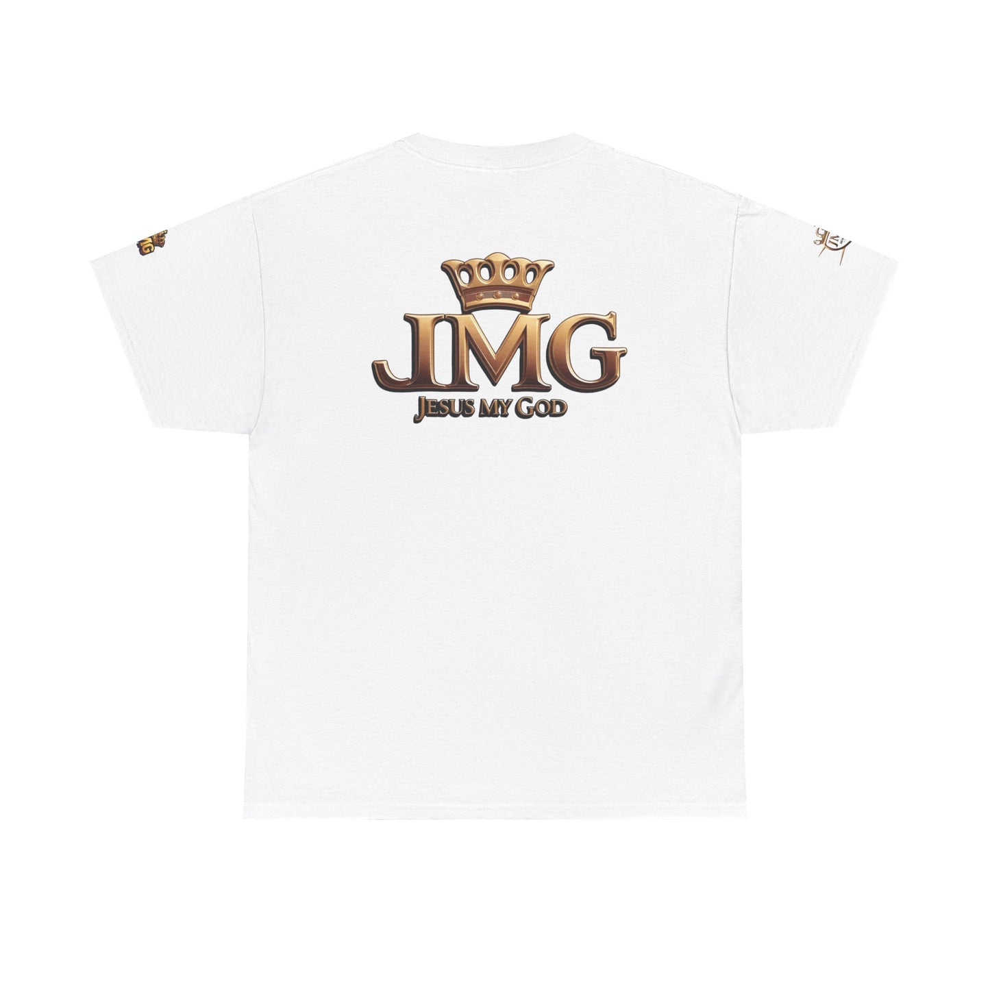 Religious Statement Tee | Unisex Heavy Cotton Tee with JMG Design, Casual Wear, Inspirational Gift, Christian Apparel, Faith-Based Clothing