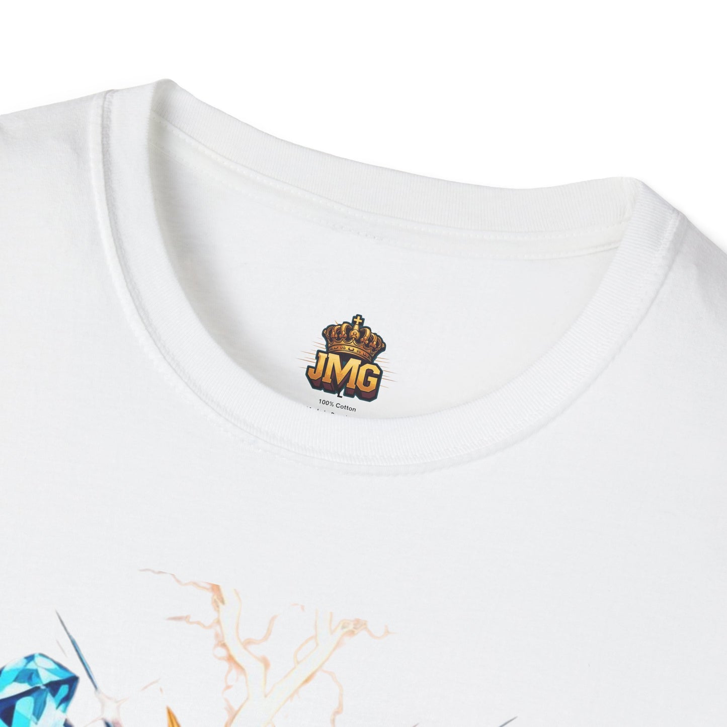 Vibrant Jesus Graphic T-Shirt, Unisex Softstyle Tee for Faith Lovers, Christian Apparel, Inspirational Gift, Casual Wear, Summer Style