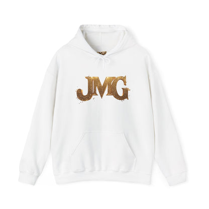 Stylish Unisex Hoodie with JMG & Jesus Designs for Casual Wear, Religious Gifts, Cozy Streetwear, Trendy Apparel