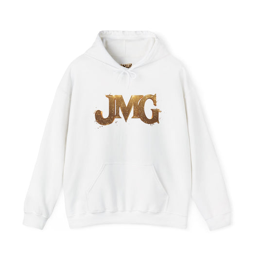 Stylish Unisex Hoodie with JMG & Jesus Designs for Casual Wear, Religious Gifts, Cozy Streetwear, Trendy Apparel