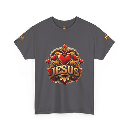Faith-Inspired Unisex Tee: Jesus Love & JMG Crown Design, Christian T-Shirt, Religious Apparel, Inspirational Gift, Casual Wear, [...]