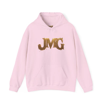 Stylish Unisex Hoodie with JMG & Jesus Designs for Casual Wear, Religious Gifts, Cozy Streetwear, Trendy Apparel