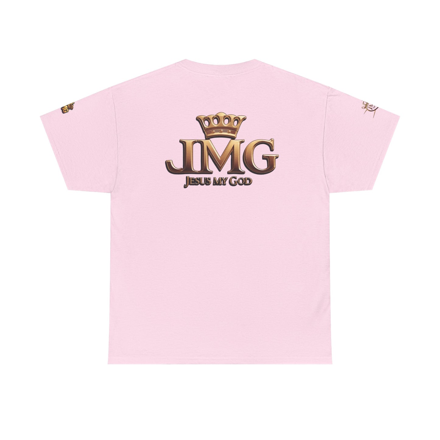 Religious Statement Tee | Unisex Heavy Cotton Tee with JMG Design, Casual Wear, Inspirational Gift, Christian Apparel, Faith-Based Clothing