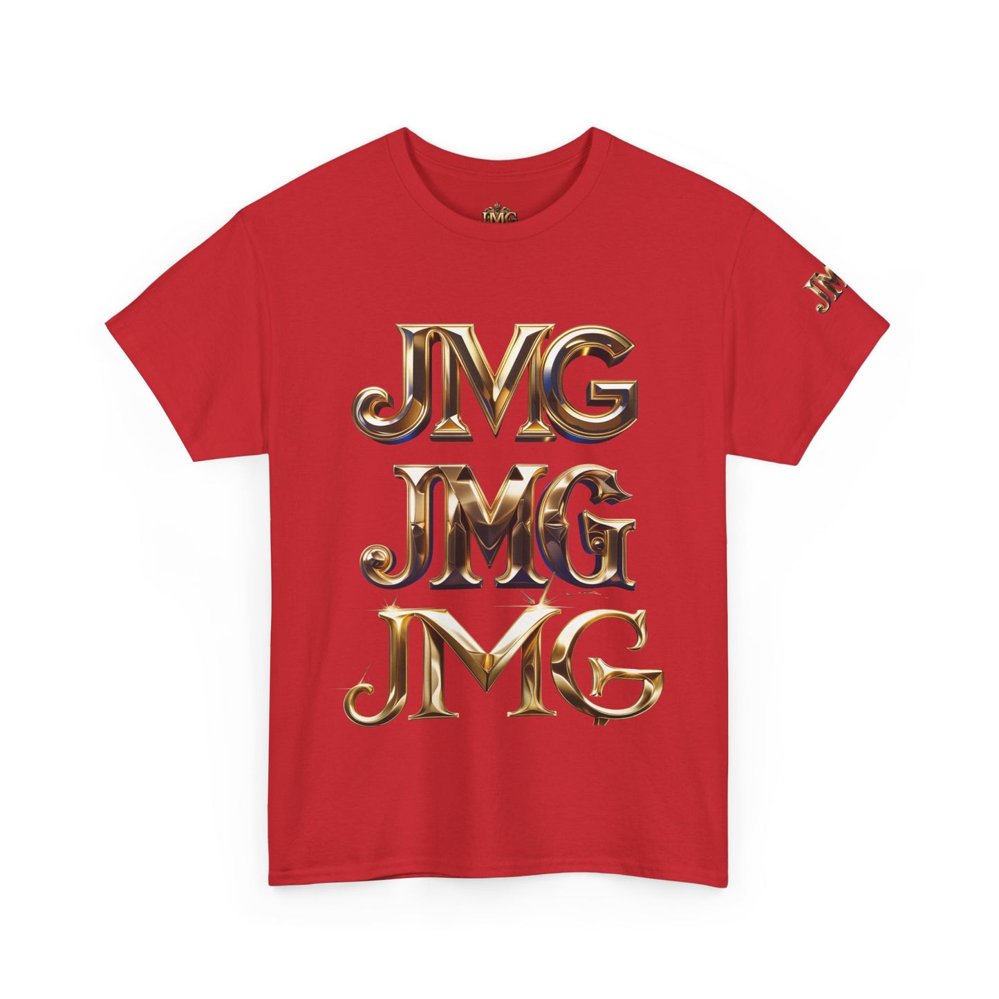 Stylish Unisex Heavy Cotton Tee with JMG & Jesus Prints, Graphic Tee, Casual Wear, Christian Apparel, Gift Idea
