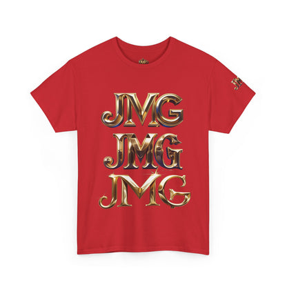Stylish Unisex Heavy Cotton Tee with JMG & Jesus Prints, Graphic Tee, Casual Wear, Christian Apparel, Gift Idea