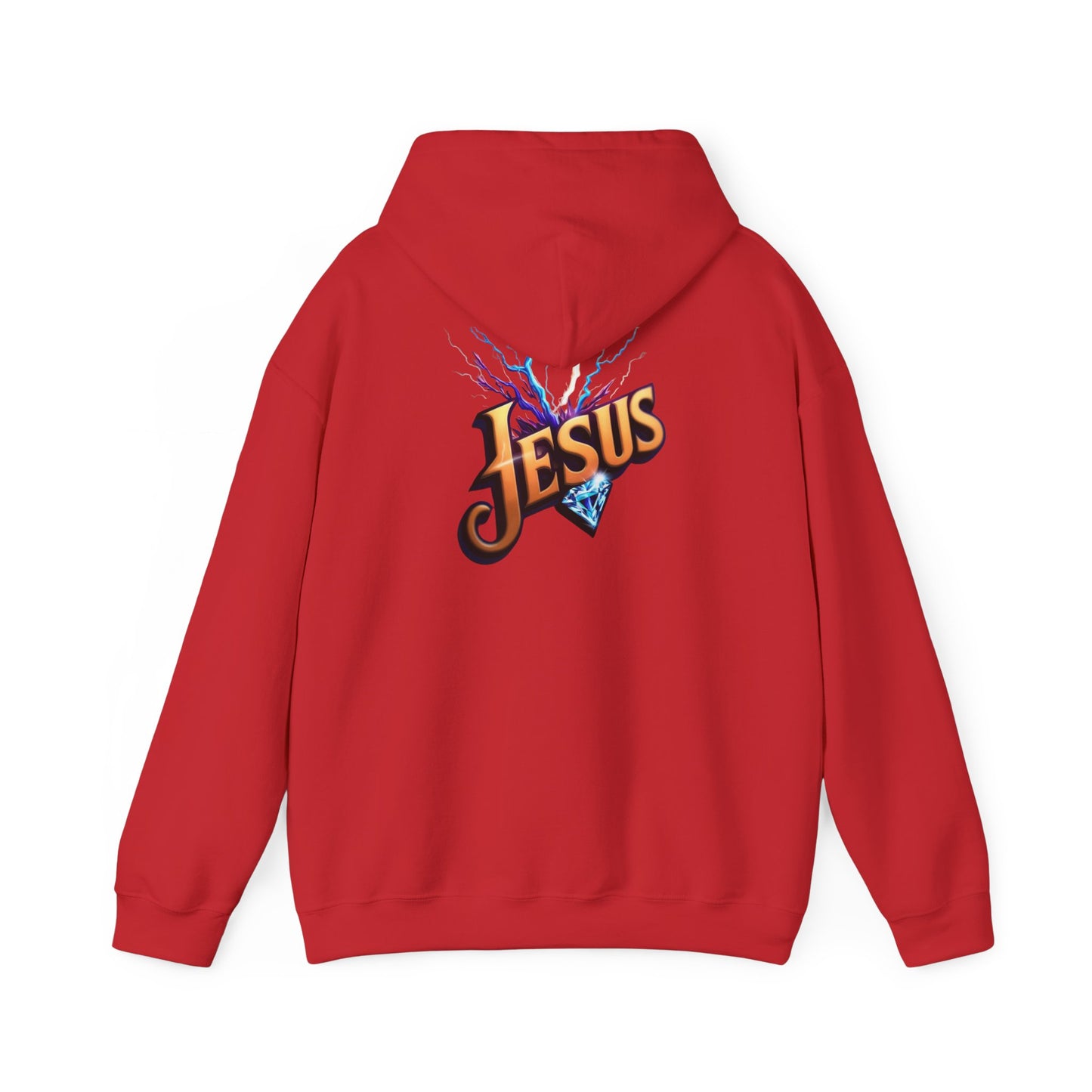 Stylish Unisex Hoodie with JMG & Jesus Designs for Casual Wear, Religious Gifts, Cozy Streetwear, Trendy Apparel