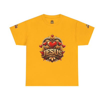 Faith-Inspired Unisex Tee: Jesus Love & JMG Crown Design, Christian T-Shirt, Religious Apparel, Inspirational Gift, Casual Wear, [...]