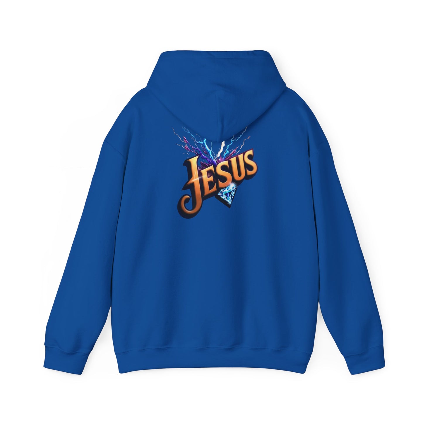 Stylish Unisex Hoodie with JMG & Jesus Designs for Casual Wear, Religious Gifts, Cozy Streetwear, Trendy Apparel