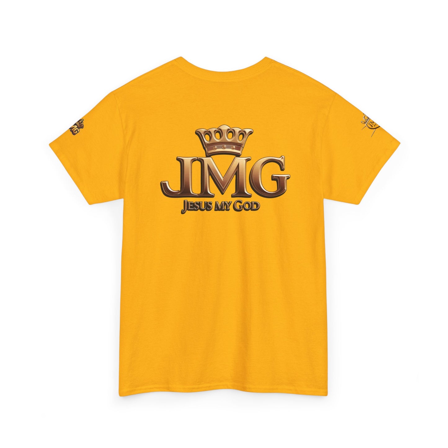 Religious Statement Tee | Unisex Heavy Cotton Tee with JMG Design, Casual Wear, Inspirational Gift, Christian Apparel, Faith-Based Clothing