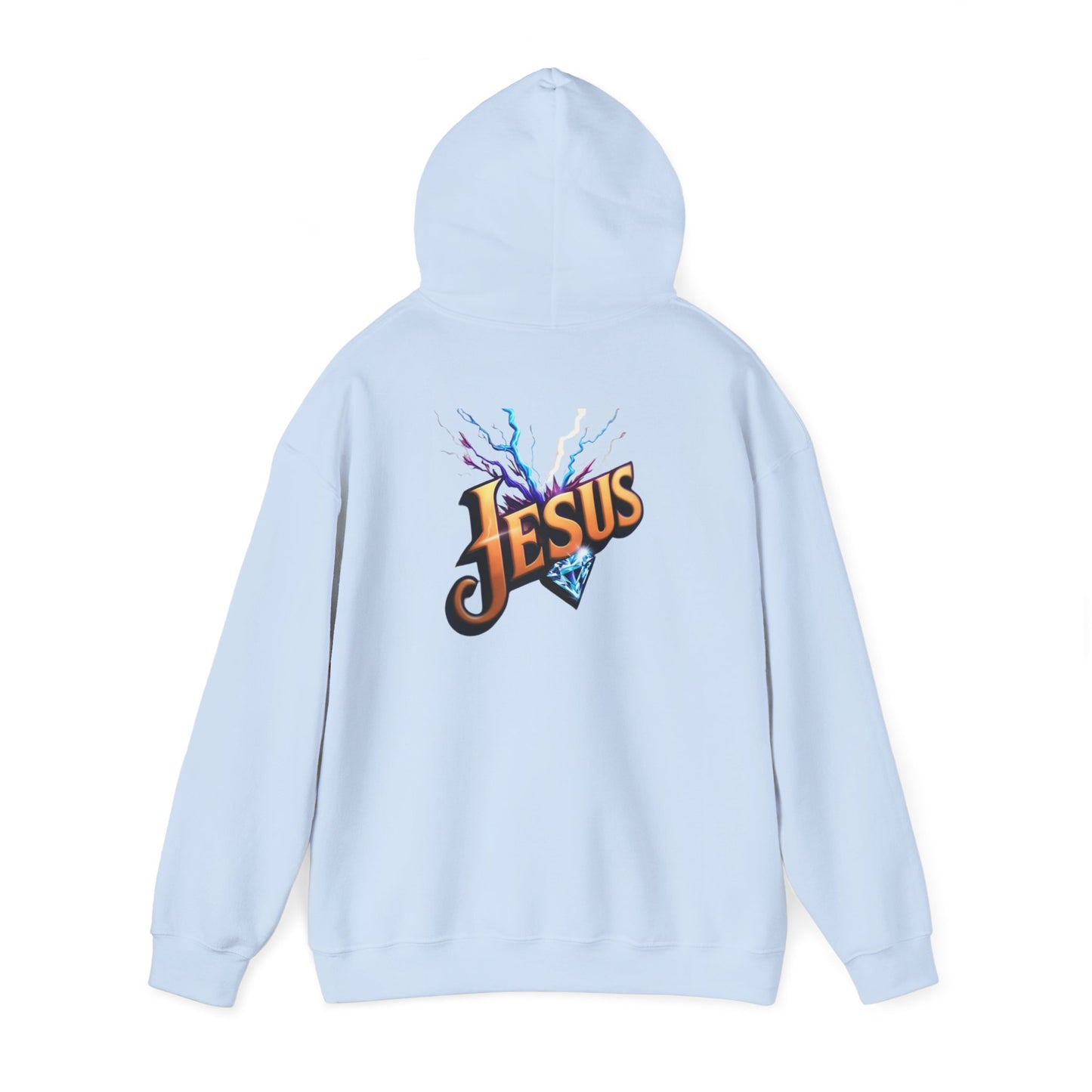 Stylish Unisex Hoodie with JMG & Jesus Designs for Casual Wear, Religious Gifts, Cozy Streetwear, Trendy Apparel