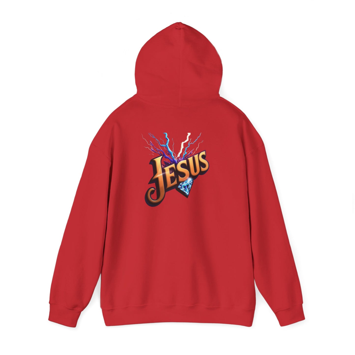 Stylish Unisex Hoodie with JMG & Jesus Designs for Casual Wear, Religious Gifts, Cozy Streetwear, Trendy Apparel