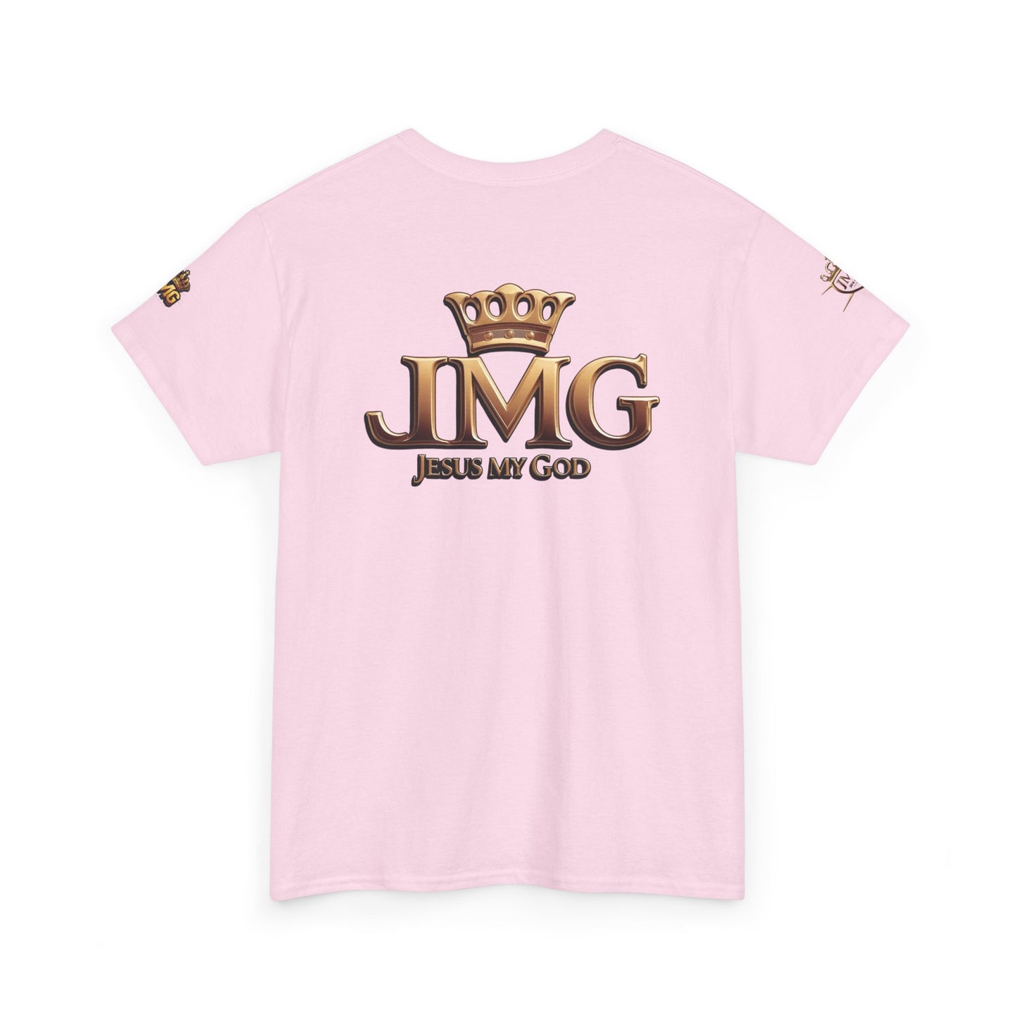 Religious Statement Tee | Unisex Heavy Cotton Tee with JMG Design, Casual Wear, Inspirational Gift, Christian Apparel, Faith-Based Clothing