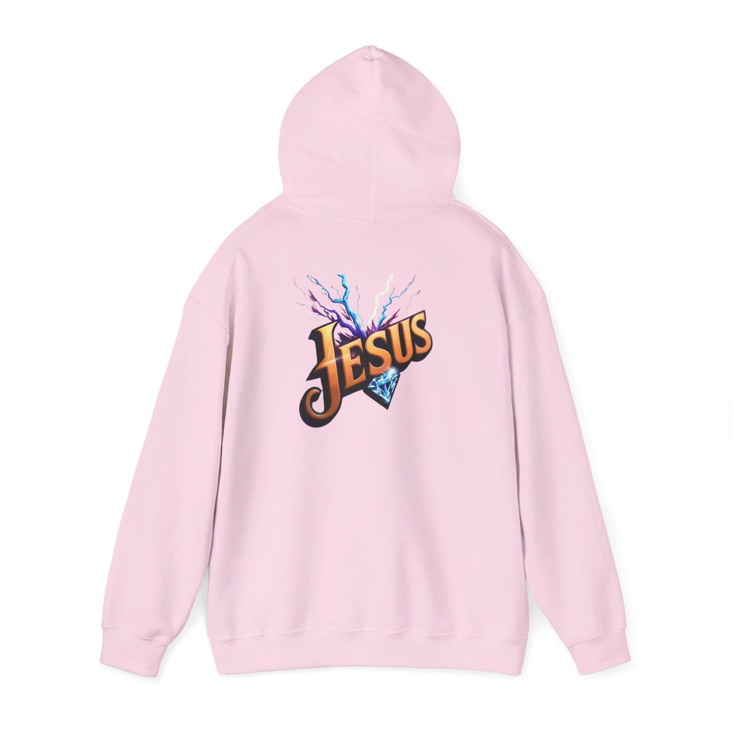 Stylish Unisex Hoodie with JMG & Jesus Designs for Casual Wear, Religious Gifts, Cozy Streetwear, Trendy Apparel