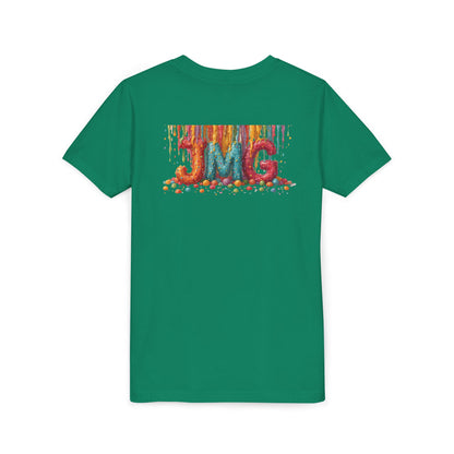 Colorful Kids' Tee with JMG Design | Youth T-Shirt for Casual Wear, Gifts, Birthdays, Celebrations, Playdates