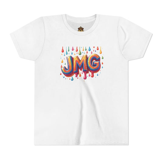 Colorful Kids' Tee with JMG Design | Youth T-Shirt for Casual Wear, Gifts, Birthdays, Celebrations, Playdates