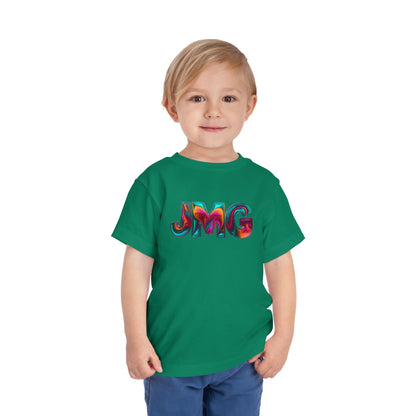 Colorful Kids' Tee Shirt, Toddler Graphic T-Shirt, Fun Playtime Shirt, Birthday Gift, Unique Kids Apparel, JMG Logo Design