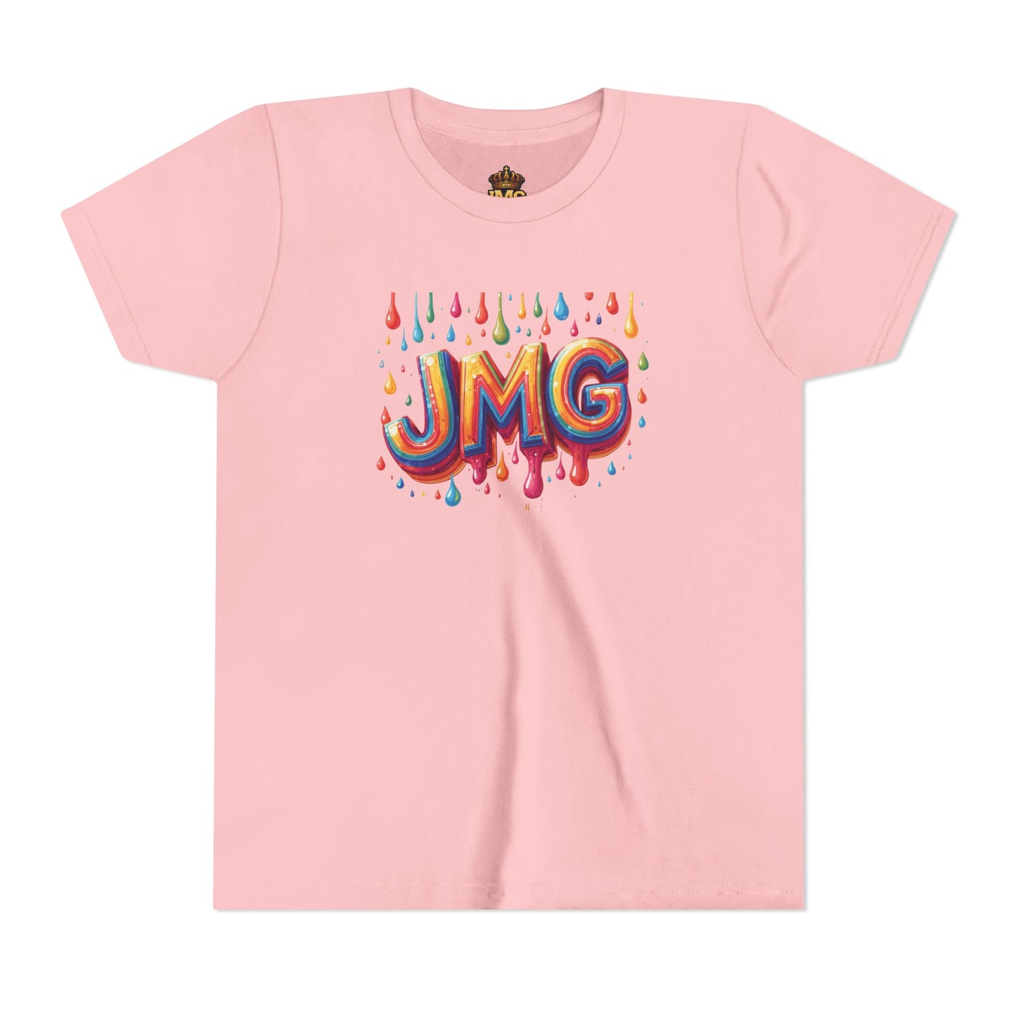 Colorful Kids' Tee with JMG Design | Youth T-Shirt for Casual Wear, Gifts, Birthdays, Celebrations, Playdates