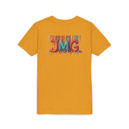 Colorful Kids' Tee with JMG Design | Youth T-Shirt for Casual Wear, Gifts, Birthdays, Celebrations, Playdates