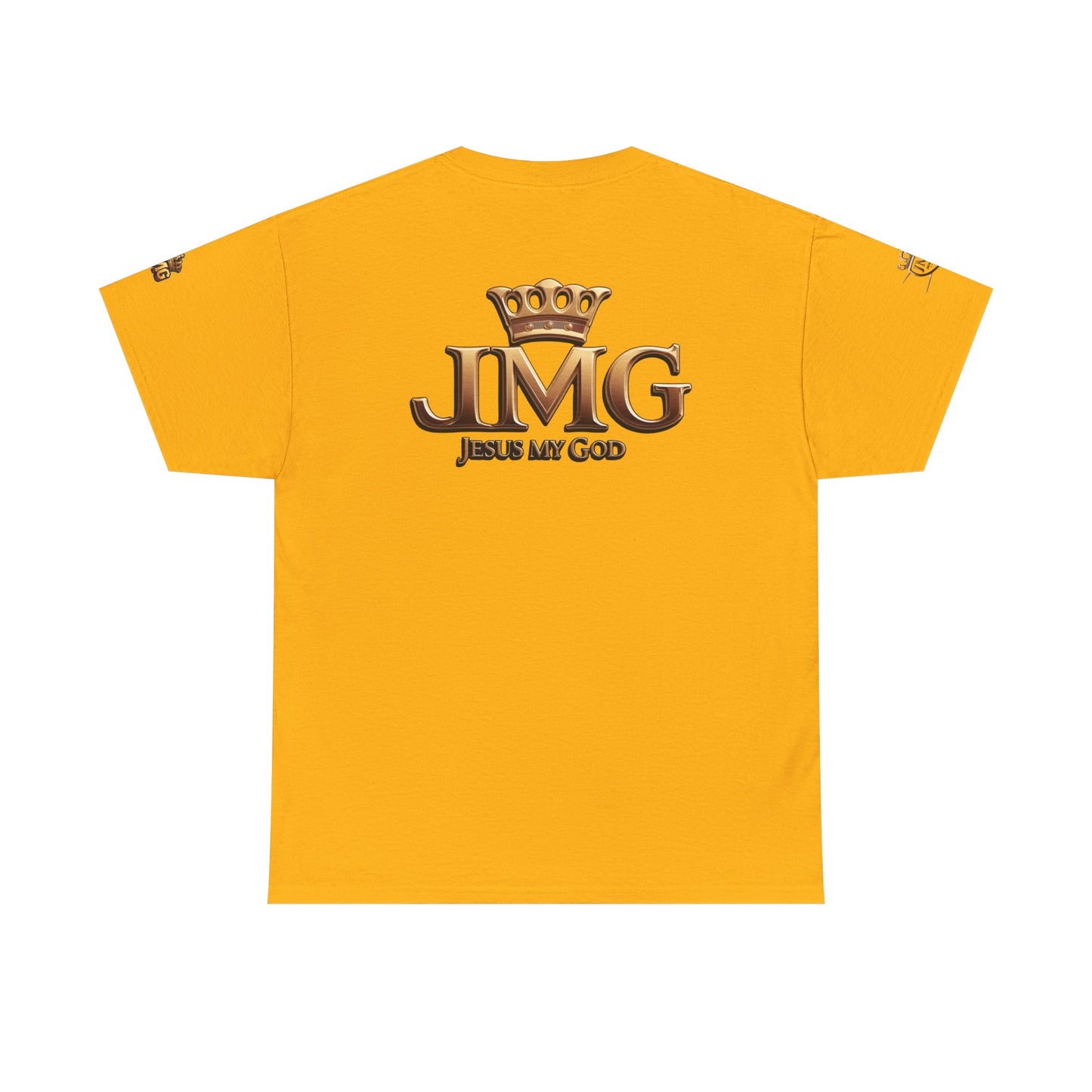 Religious Statement Tee | Unisex Heavy Cotton Tee with JMG Design, Casual Wear, Inspirational Gift, Christian Apparel, Faith-Based Clothing