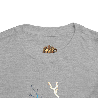 Toddler Short Sleeve Tee with Vibrant Jesus Design, Kid's Faith Shirt, Cute Christian T-Shirt, Summer Play Tee, Birthday Gift for Children