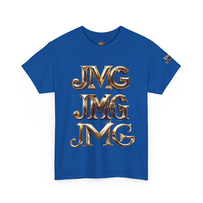 Stylish Unisex Heavy Cotton Tee with JMG & Jesus Prints, Graphic Tee, Casual Wear, Christian Apparel, Gift Idea