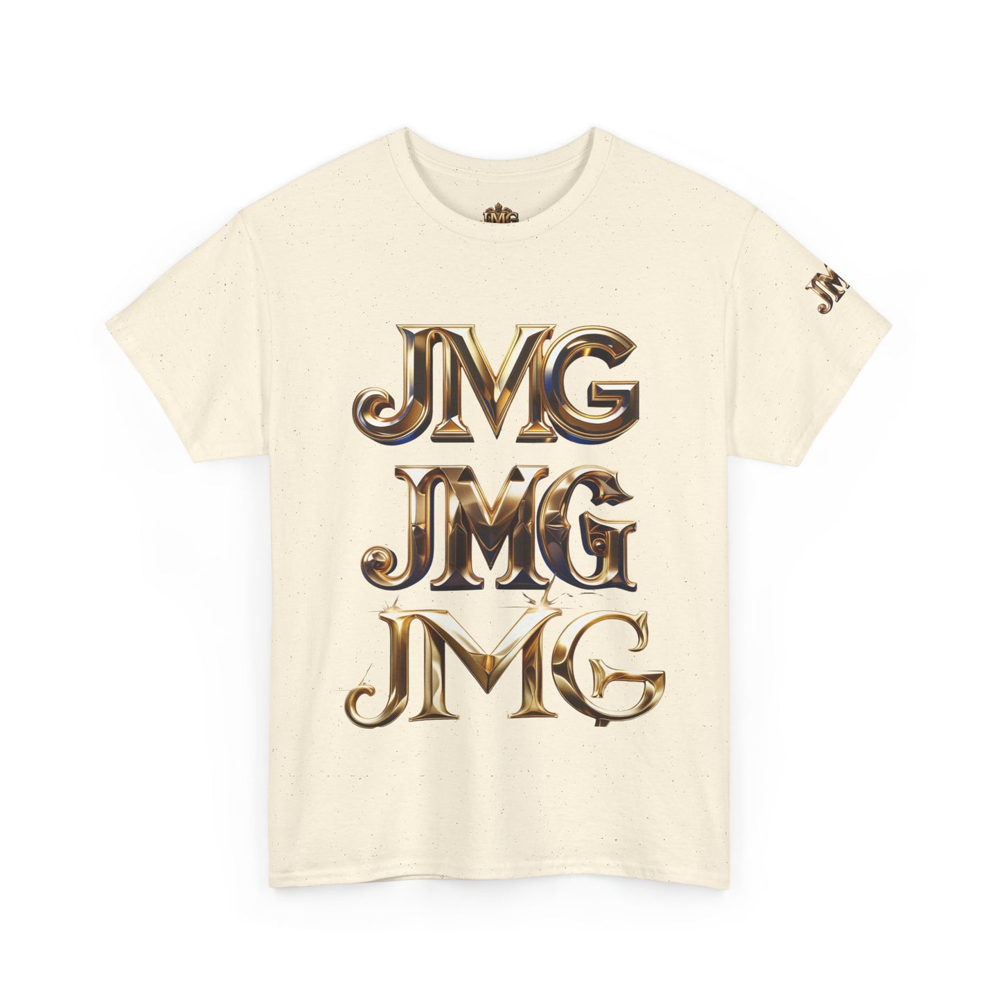 Stylish Unisex Heavy Cotton Tee with JMG & Jesus Prints, Graphic Tee, Casual Wear, Christian Apparel, Gift Idea
