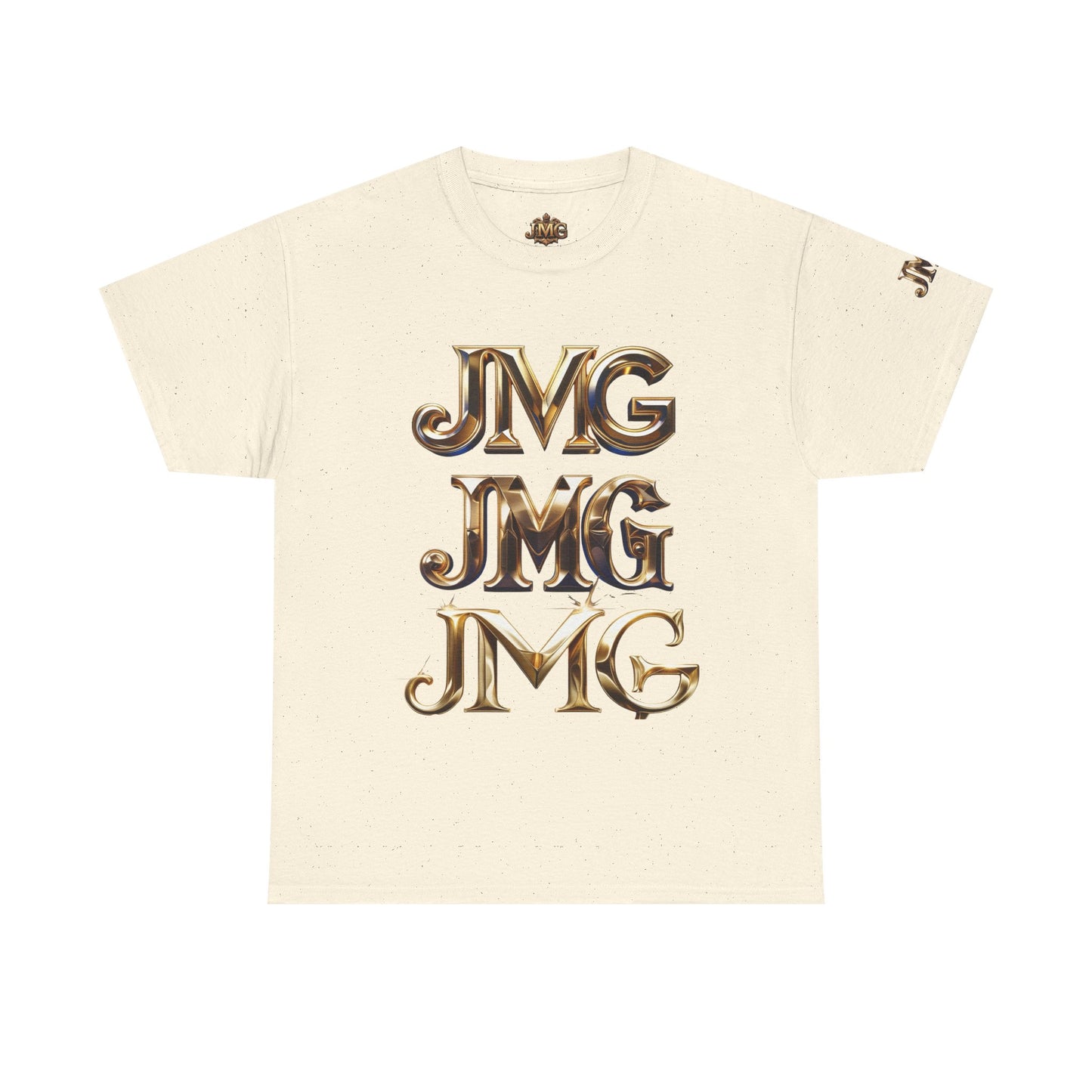 Stylish Unisex Heavy Cotton Tee with JMG & Jesus Prints, Graphic Tee, Casual Wear, Christian Apparel, Gift Idea