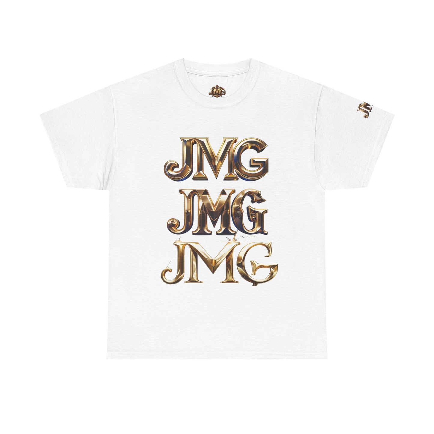 Stylish Unisex Heavy Cotton Tee with JMG & Jesus Prints, Graphic Tee, Casual Wear, Christian Apparel, Gift Idea