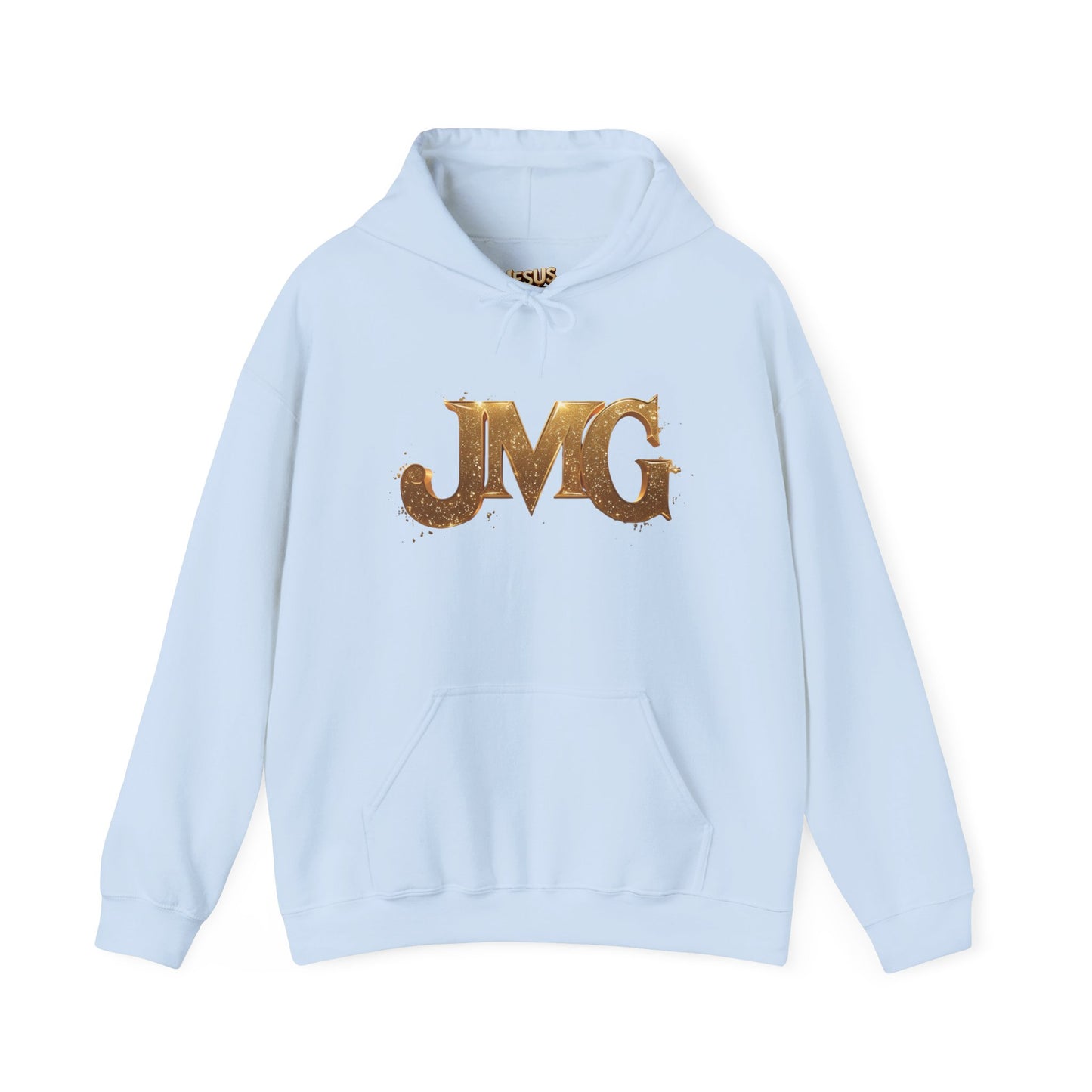 Stylish Unisex Hoodie with JMG & Jesus Designs for Casual Wear, Religious Gifts, Cozy Streetwear, Trendy Apparel