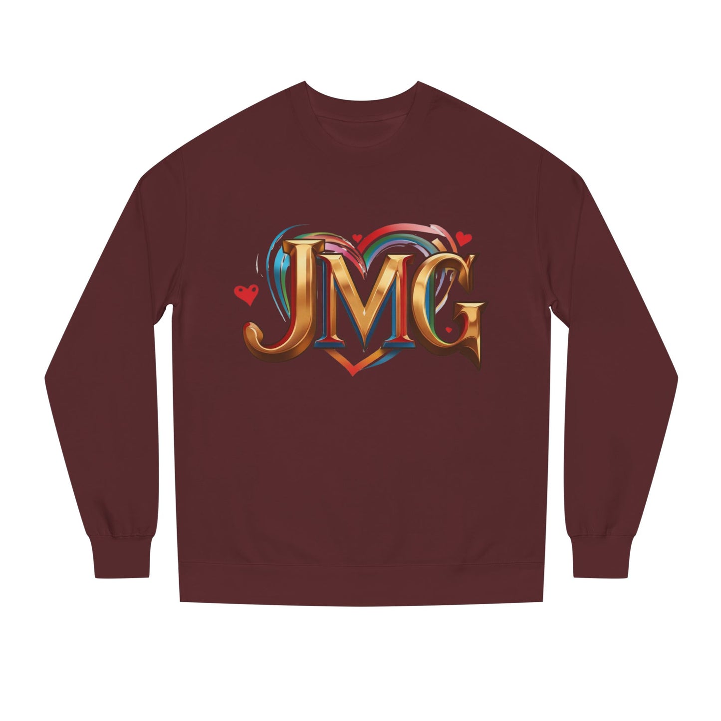 Custom Love Crew Neck Sweatshirt - Personalized Gift, Cozy Apparel, Valentine's Day, Unique Sweatshirt, Casual Wear