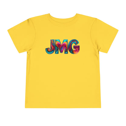 Colorful Kids' Tee Shirt, Toddler Graphic T-Shirt, Fun Playtime Shirt, Birthday Gift, Unique Kids Apparel, JMG Logo Design