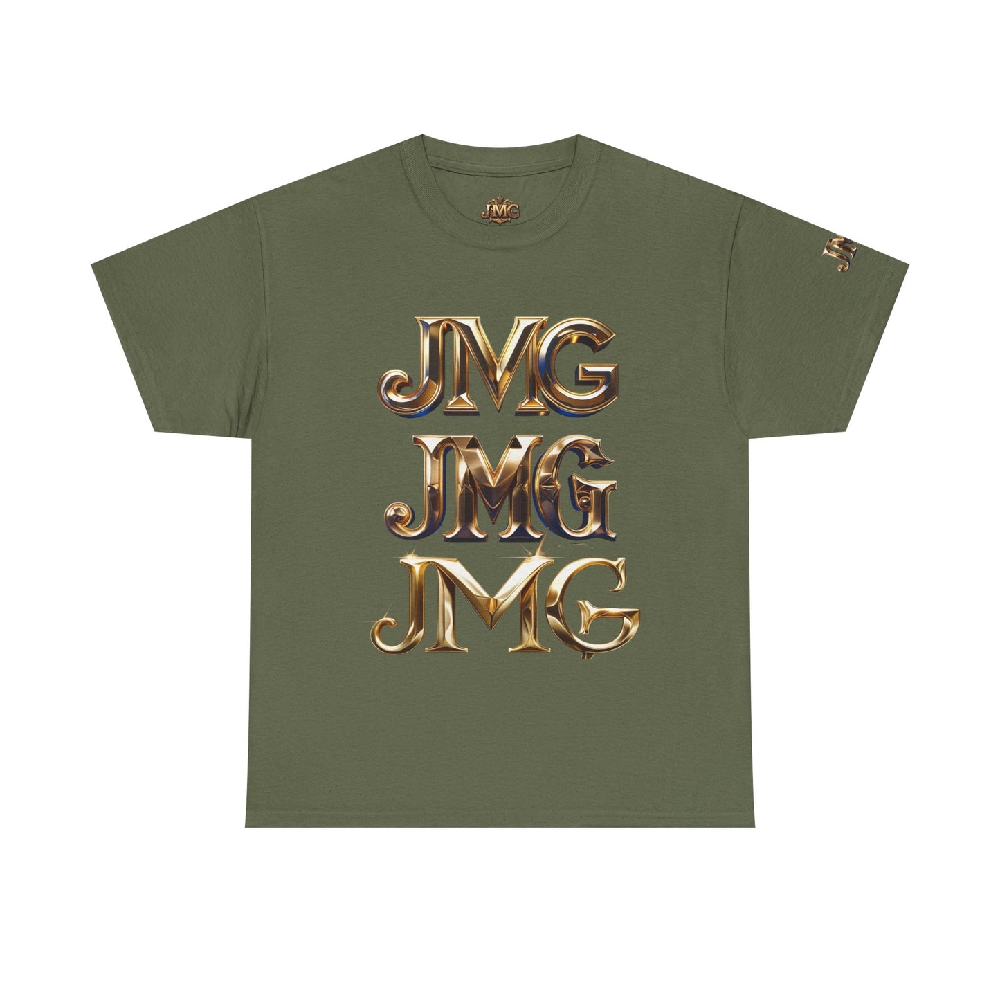 Stylish Unisex Heavy Cotton Tee with JMG & Jesus Prints, Graphic Tee, Casual Wear, Christian Apparel, Gift Idea