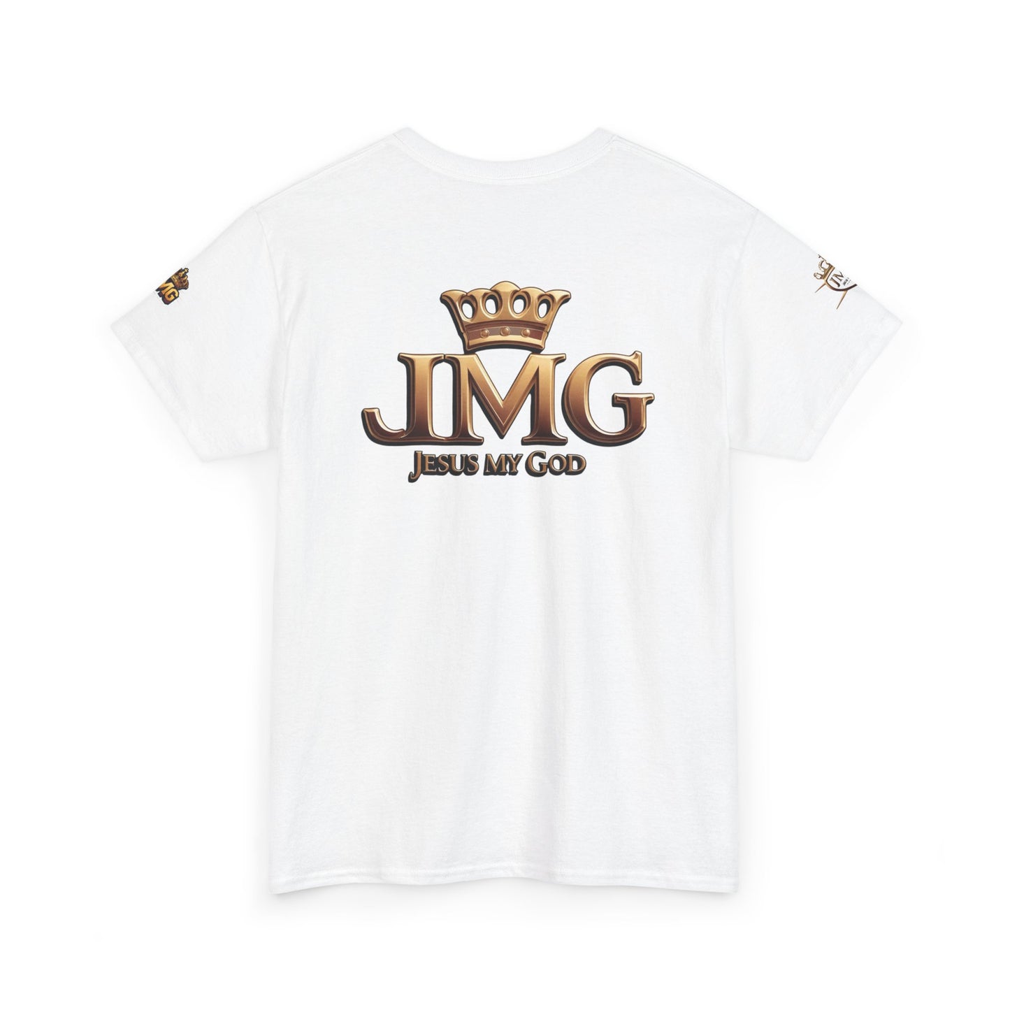 Religious Statement Tee | Unisex Heavy Cotton Tee with JMG Design, Casual Wear, Inspirational Gift, Christian Apparel, Faith-Based Clothing