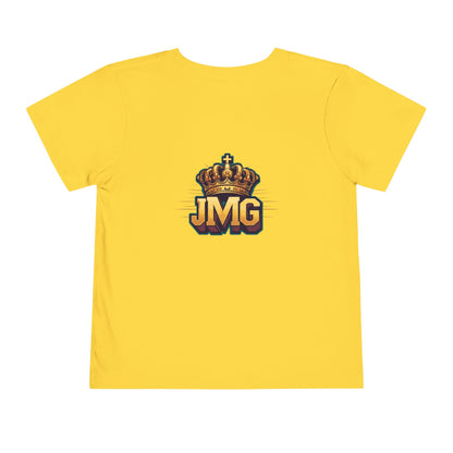 Toddler Short Sleeve Tee with Vibrant Jesus Design, Kid's Faith Shirt, Cute Christian T-Shirt, Summer Play Tee, Birthday Gift for Children