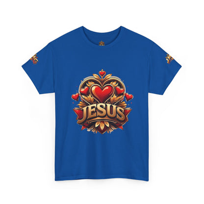 Faith-Inspired Unisex Tee: Jesus Love & JMG Crown Design, Christian T-Shirt, Religious Apparel, Inspirational Gift, Casual Wear, [...]