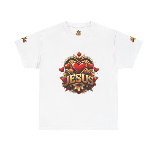 Faith-Inspired Unisex Tee: Jesus Love & JMG Crown Design, Christian T-Shirt, Religious Apparel, Inspirational Gift, Casual Wear, [...]