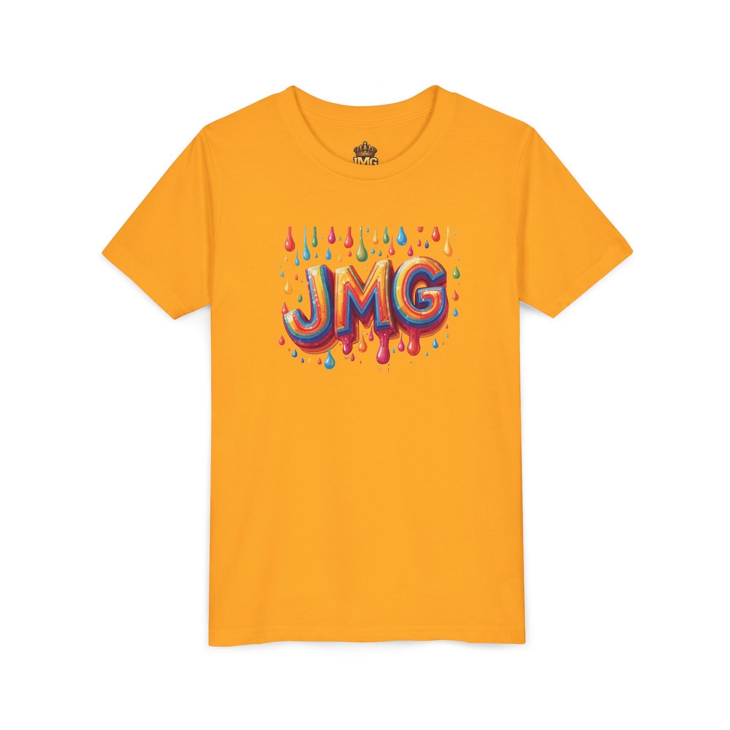 Colorful Kids' Tee with JMG Design | Youth T-Shirt for Casual Wear, Gifts, Birthdays, Celebrations, Playdates