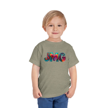 Colorful Kids' Tee Shirt, Toddler Graphic T-Shirt, Fun Playtime Shirt, Birthday Gift, Unique Kids Apparel, JMG Logo Design