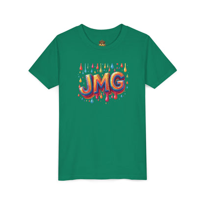 Colorful Kids' Tee with JMG Design | Youth T-Shirt for Casual Wear, Gifts, Birthdays, Celebrations, Playdates