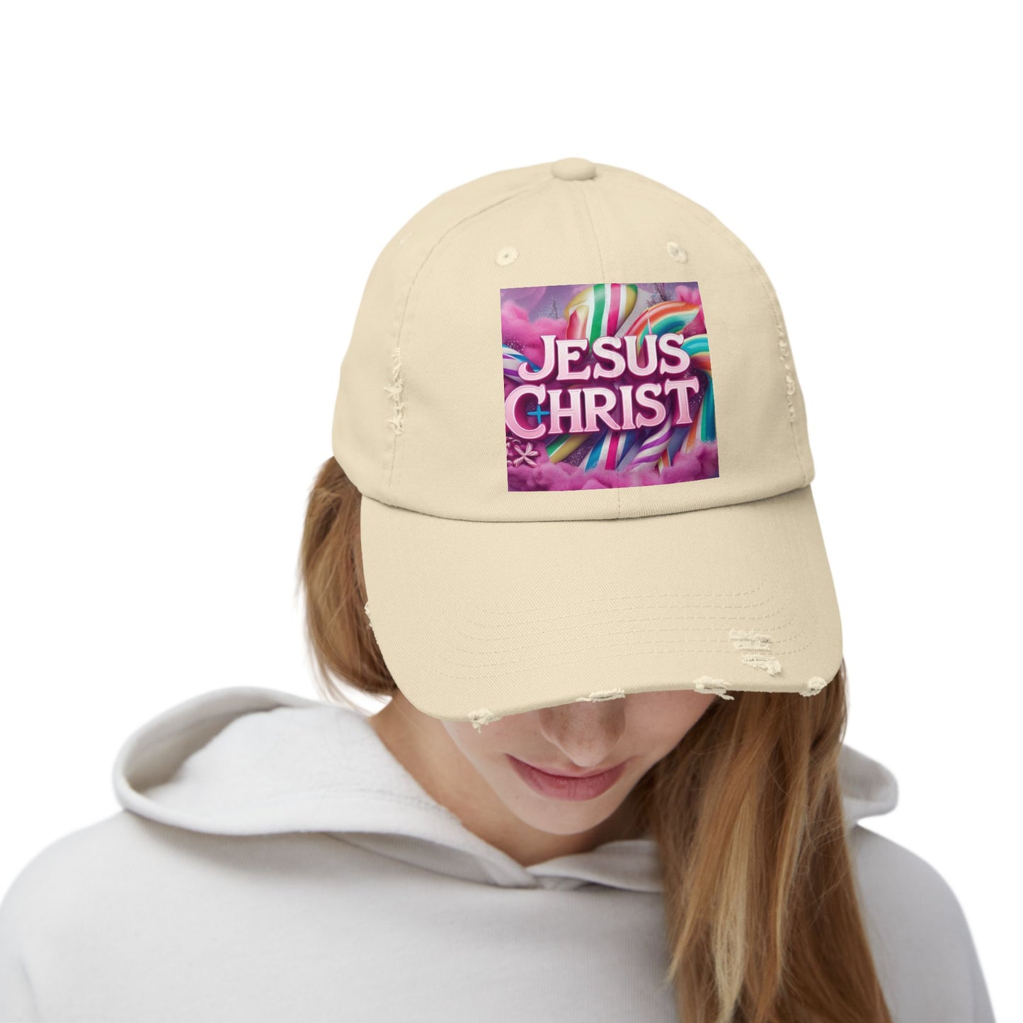 Unisex Distressed Cap