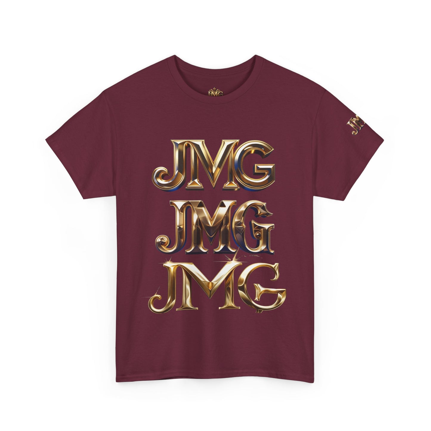 Stylish Unisex Heavy Cotton Tee with JMG & Jesus Prints, Graphic Tee, Casual Wear, Christian Apparel, Gift Idea