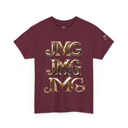 Stylish Unisex Heavy Cotton Tee with JMG & Jesus Prints, Graphic Tee, Casual Wear, Christian Apparel, Gift Idea