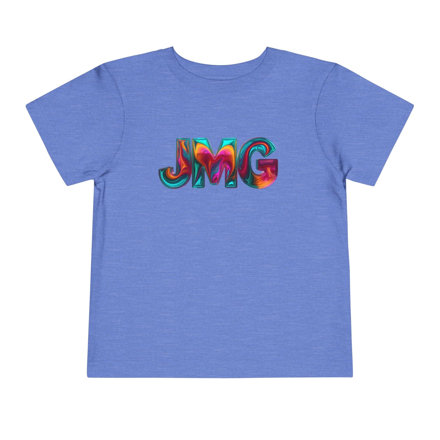 Colorful Kids' Tee Shirt, Toddler Graphic T-Shirt, Fun Playtime Shirt, Birthday Gift, Unique Kids Apparel, JMG Logo Design