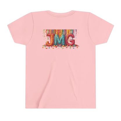 Colorful Kids' Tee with JMG Design | Youth T-Shirt for Casual Wear, Gifts, Birthdays, Celebrations, Playdates
